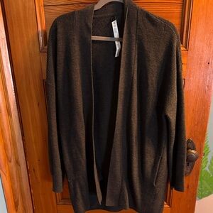 Lululemon grey Open Front Cardigan